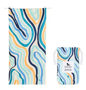 Quick Dry Beach Towels - Designs (XL) - Compact &amp; Light Groovy Dunes