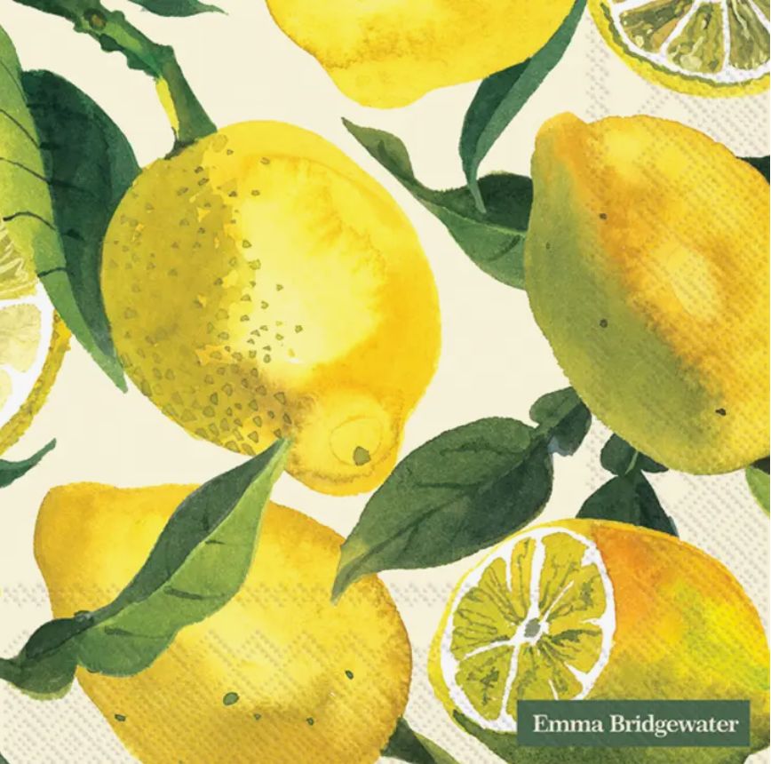 Lemons Paper Lunch Napkin