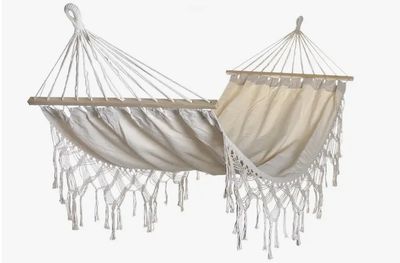 Hammock Cotton Fringes White