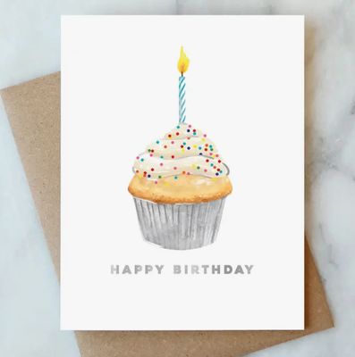 Cupcake Birthday Card
