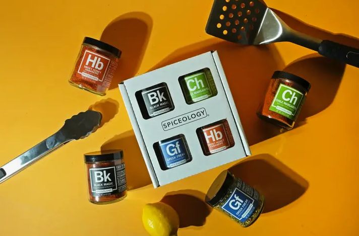 BBQ Rub Gift Set | 4 Glass Jars