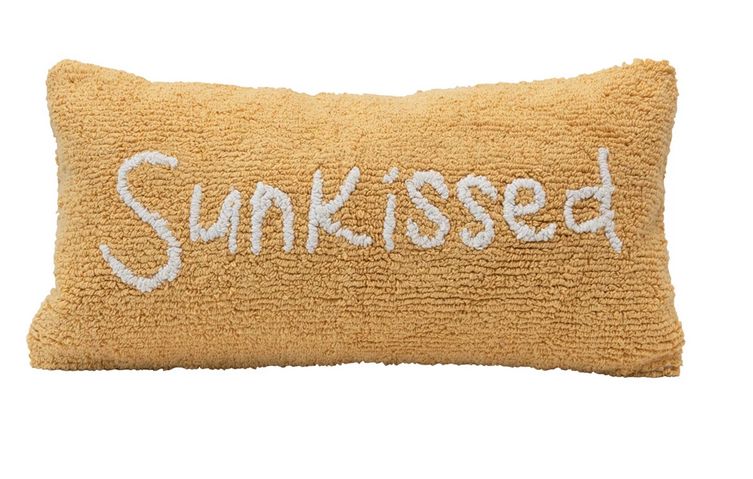 24&quot; x 12&quot; Sunkissed Cotton Punch Hook Lumbar Pillow