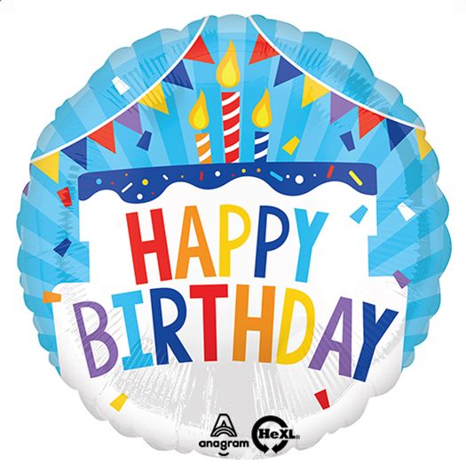 18&quot; Birthday Tiered Cake Balloon