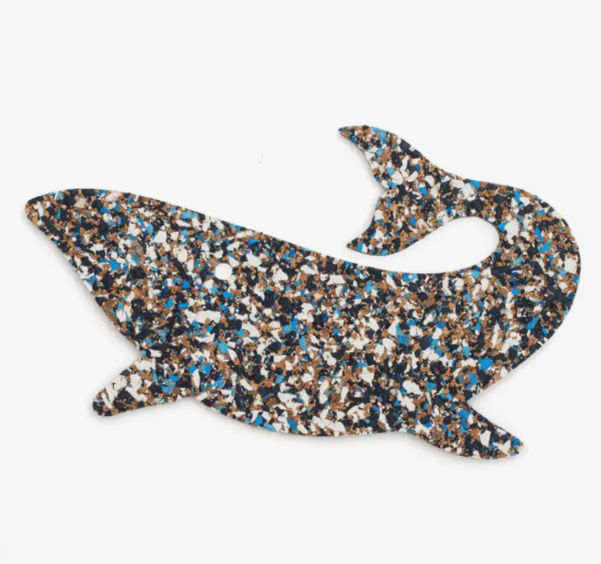 Cork Trivet Whale | Recycled Cork Hot Pad | Pot Holder