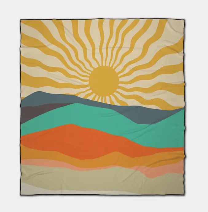 Over The Hill Beach Blanket