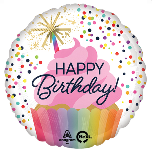 Birthday Confetti Sprinkle  Balloon 18&quot;