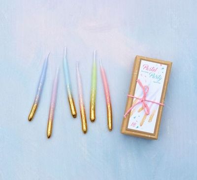 Pastel Party Candle
