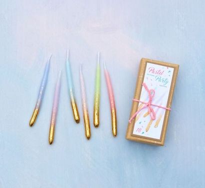 Pastel Party Candle