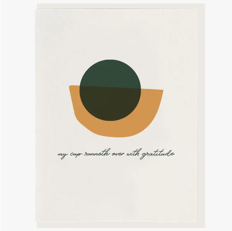 Card Gratitude Cup