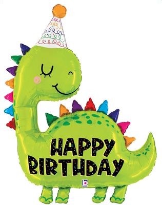 Dino Birthday Balloon
