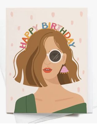 Happy Birthday Headband Card