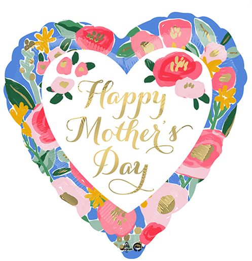 Mothers Day Painted Prints Balloon 18&quot;