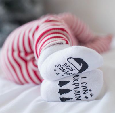 Dear Santa I Can Explain Christmas Socks 6-18mo