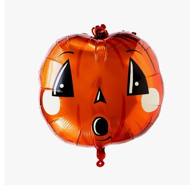 Vintage Halloween Pumpkin Mylar Balloon