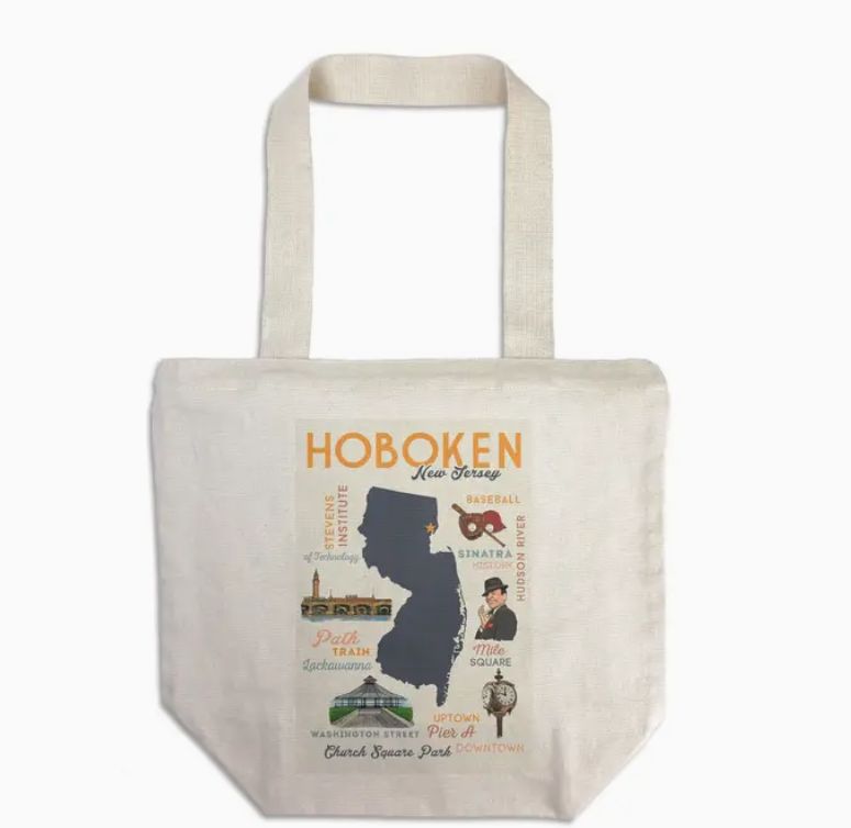 Hoboken Typography &amp; Icons - Tote Bag