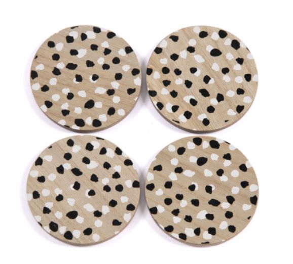 Set of 4 Spots Coasters