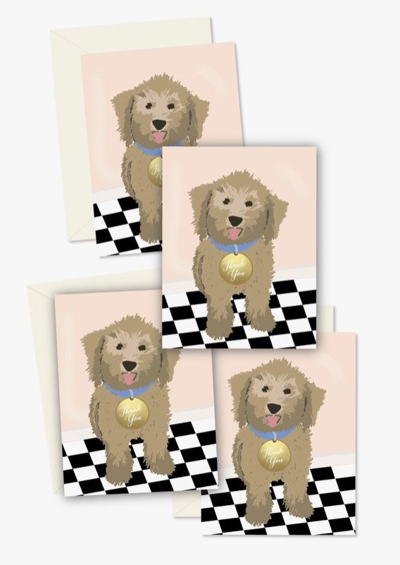 Dog Thank You Greeting Cards Boxed Set