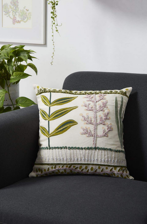 Wild Iris Pillow 16&quot;x 16&quot;