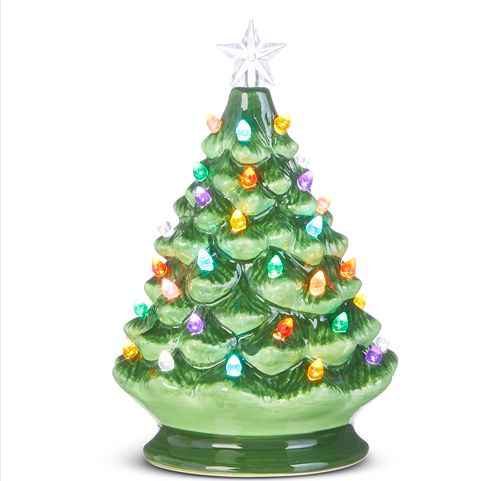8&quot; W/ Timer Vintage Lighted Tree