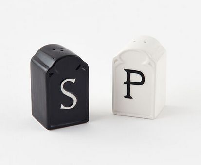 Gravestone Salt &amp; Pepper Shakers