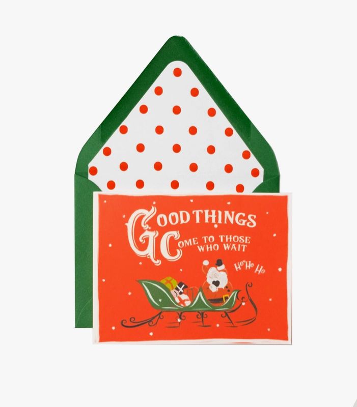 Good Things Christmas Holiday Greeting Card