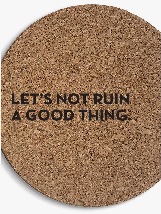 Good Thing Cork Coaster - Six Pack