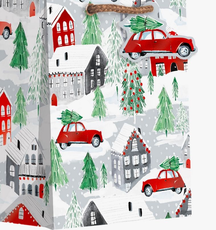 Christmas Town Tote - Small