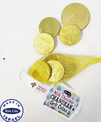 Chanukah Gelt Milk Chocolate Coins