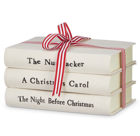 Stacked Christmas Books