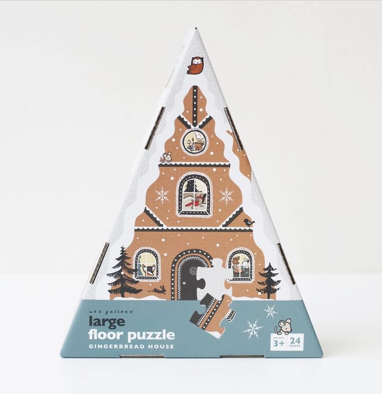 Gingerbread House Floor Puzzle