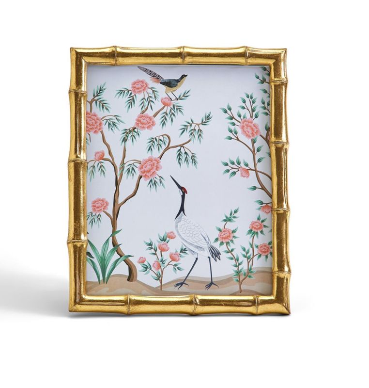 Gold Faux Bamboo Photo Frame