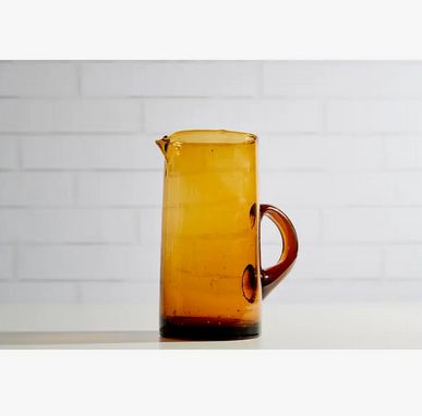 Moroccan Cone Jug - Amber