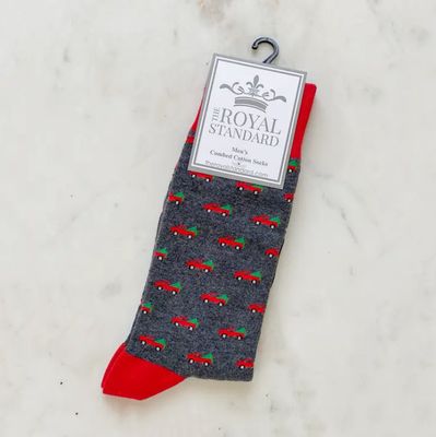 Men&#39;s Christmas Truck Socks