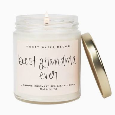 Best Grandma Ever 9 oz Soy Candle