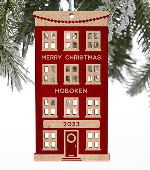 Hoboken Brownstone Ornament - 2024