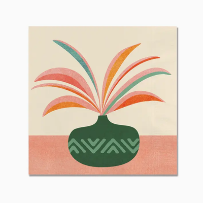 Fanciful Fronds Beverage Napkins