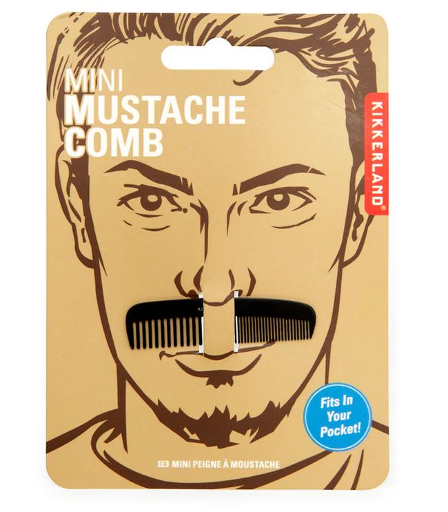 Mini Mustache Comb