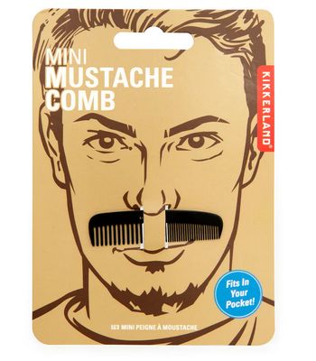 Mini Mustache Comb