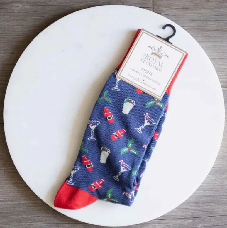 Men&#39;s Christmas Cocktails Socks