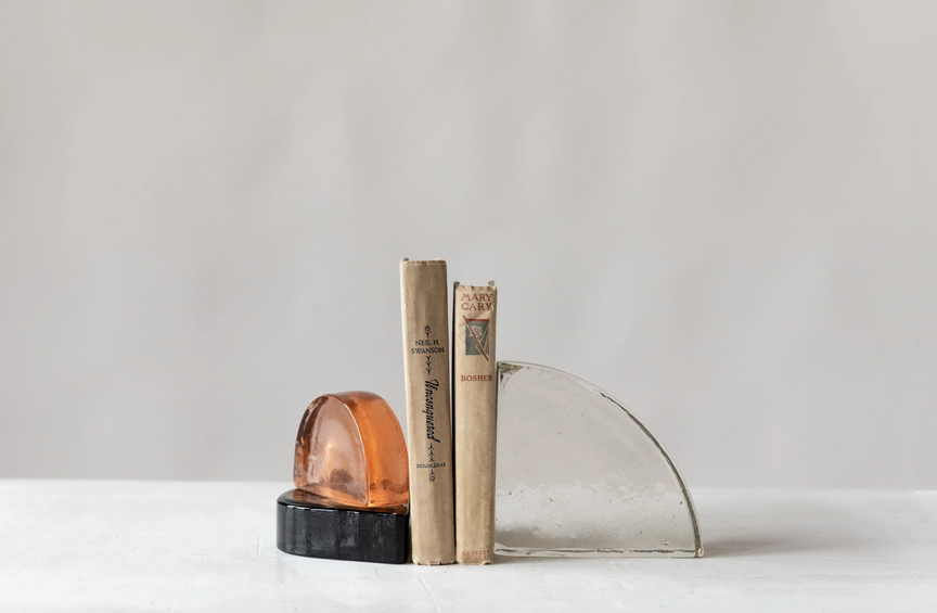 Recycled Glass Bookend