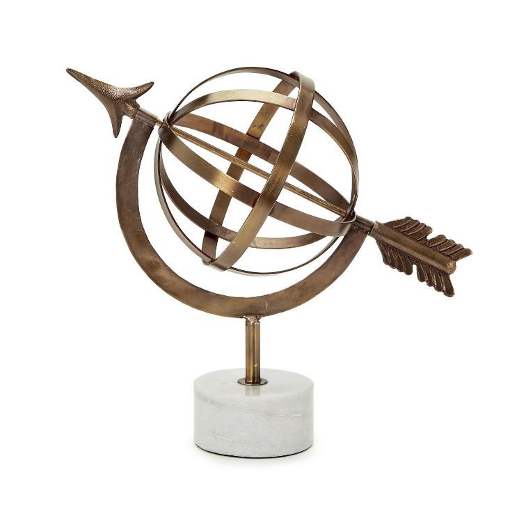 Armillary Sphere on Marble Base
