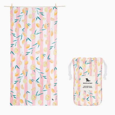 Quick Dry Towels - Life Gives You Lemons- Large