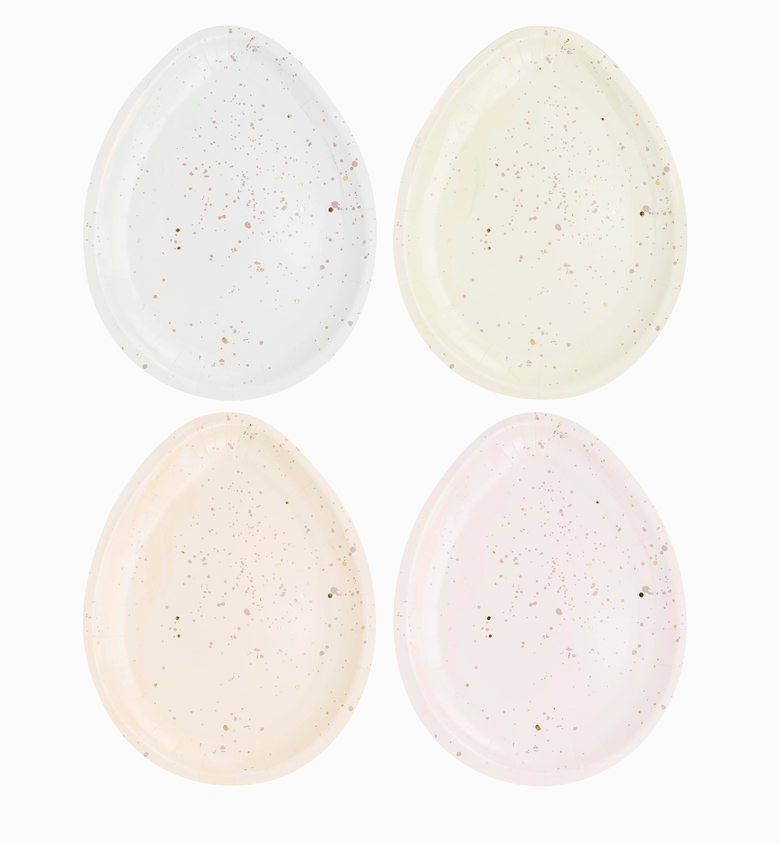 Easter Egg Plate Set