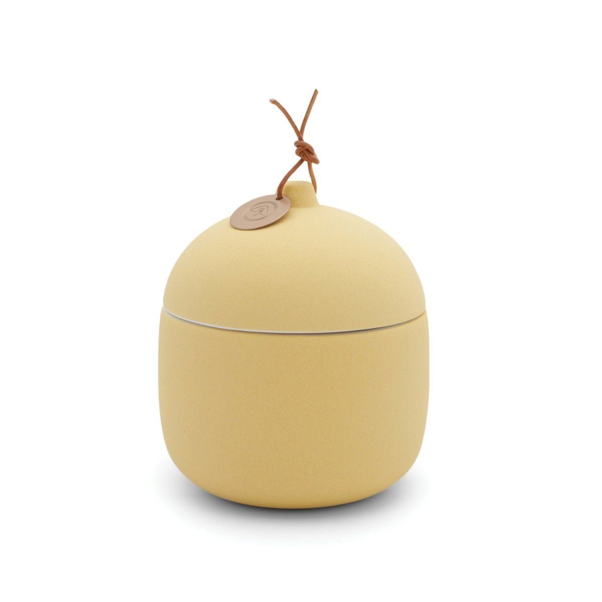 Keepsake Ceramic Canister Candle, Scent: Ochre - Lemon Hibiscus, Size: 4 oz