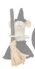 Wool Felt Mouse in Costume, Style: Witch Skirt