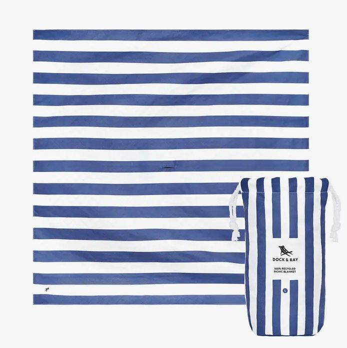 Picnic blanket - Quick dry, large size and compact  , Style: Whitsunday Blue