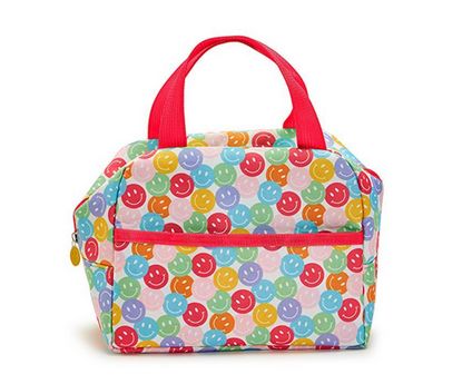 Happy Insulated Thermal Tote , Color: Pink