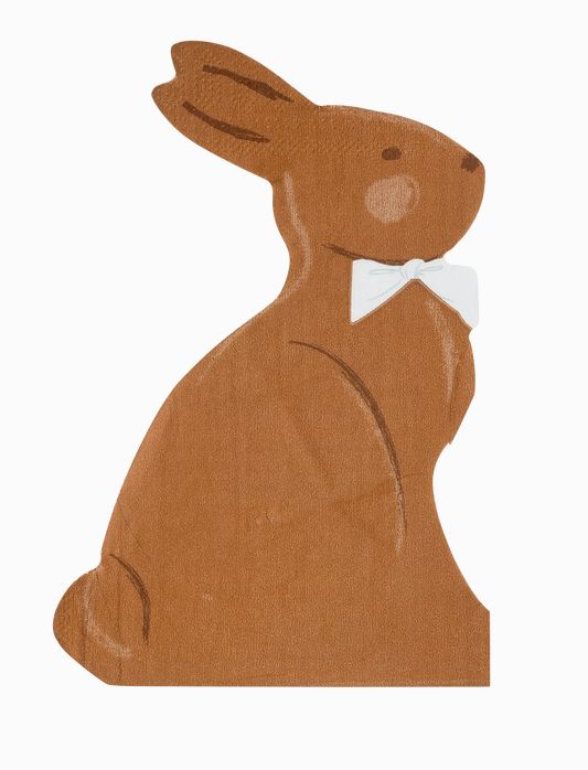 Chocolate Bunny Napkin