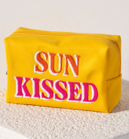 Joy Sun Kissed Zip Pouch - Yellow
