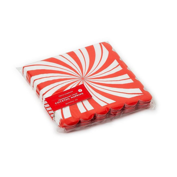 Peppermint Twist Cocktail Napkin